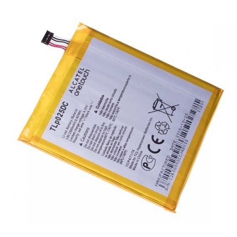 Alcatel One Touch Pixi 4 (OT- 8050) Bateria Alcatel One Touch Pixi 4 (OT- 8050) Bateria