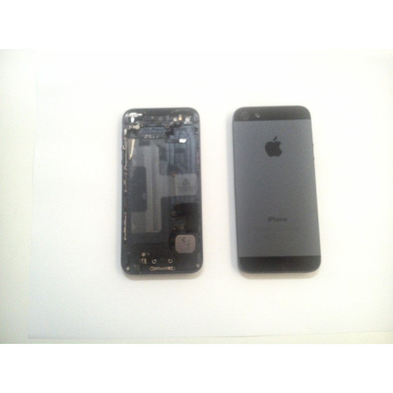 Iphone 5 Capa Traseira Preta Com Componentes