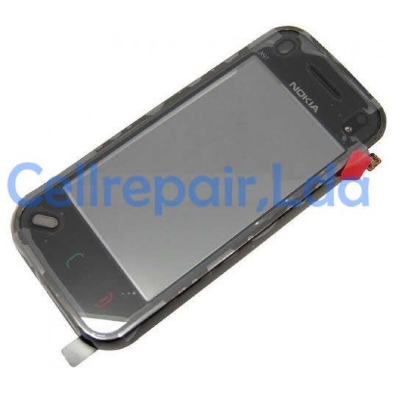 Nokia N97 Mini Touch Screen com Capa Frontal Preta Original