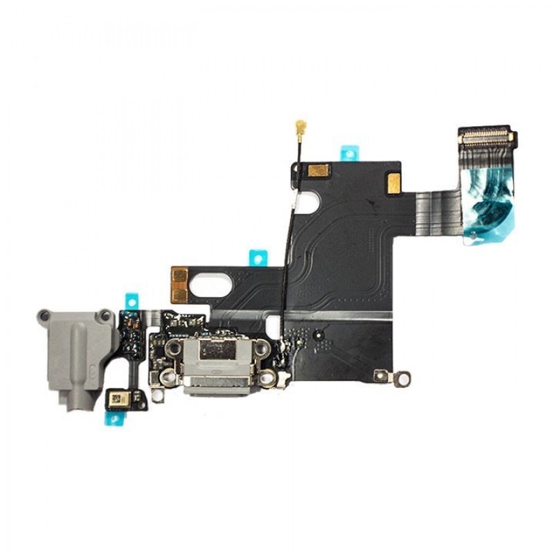 Iphone 6S Flex de Carga/Conector de Auricular Preto