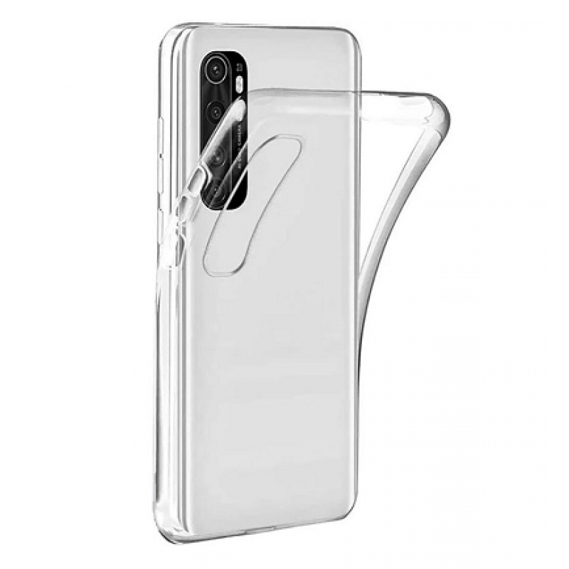 Xiaomi Mi Note 10 Lite Capa de Proteção Evelatus Clear Silicone 1.5mm TPU Transparente