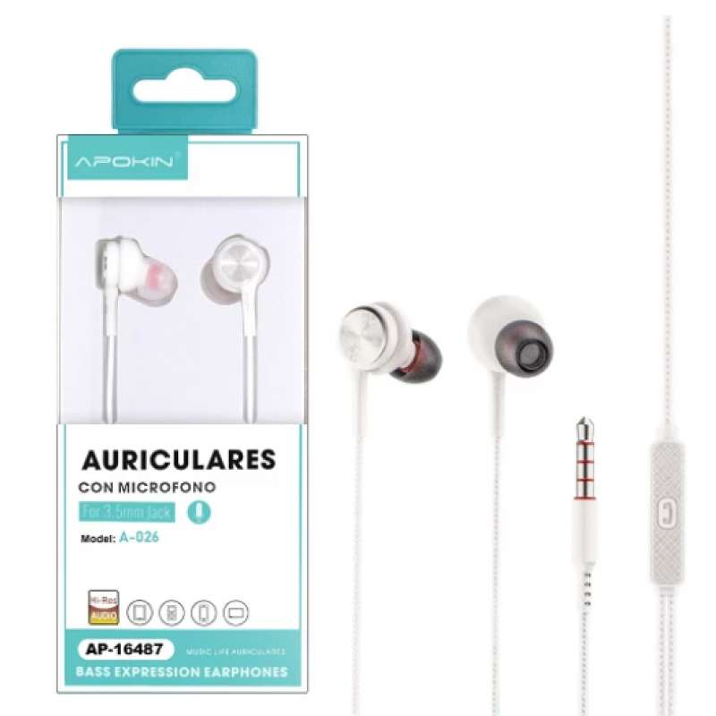 Auricular com microfone