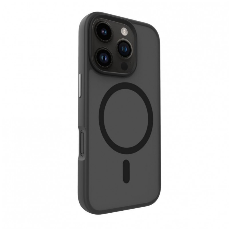 iPhone 16 Pro Hybird c/ Magsafe PC+TPU Capa Proteçao Evelatus Preta iPhone 16 Pro Hybird c/ Magsafe PC+TPU Capa Proteçao Evelatus Preta