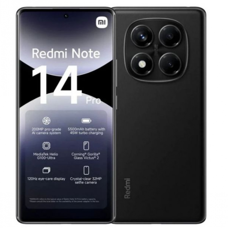 Xiaomi Redmi Note 14 Pro 8GB/256GB Midnight Black