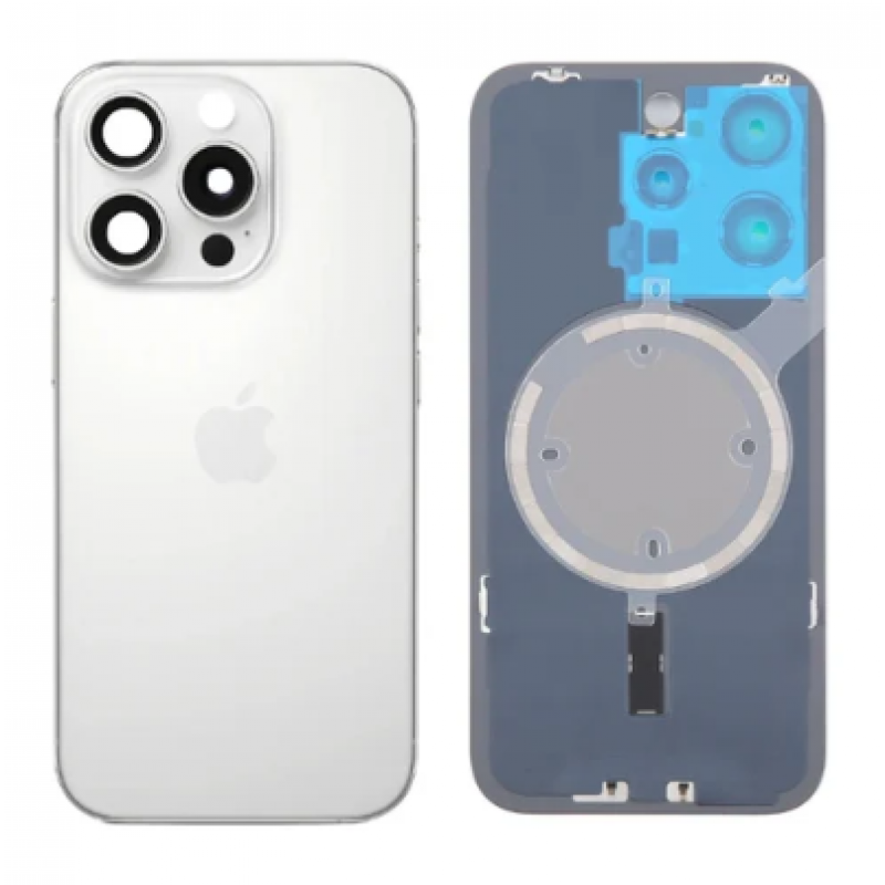 iPhone 16 Pro Max Tampa Titanium Branco Completa