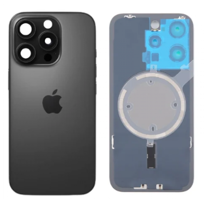iPhone 16 Pro Max Tampa Titanium Preto Completa