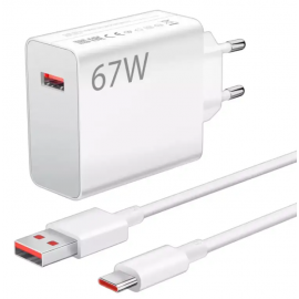 Carregador Xiaomi 67W HyperCharge Combo (Type-A) EU