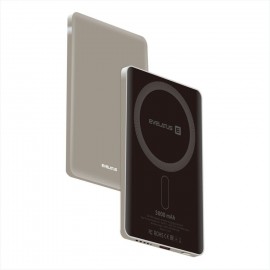 Power Bank MagLink Elite Carregamento Wireless Evelatus PD20W 5000mAh Cinza