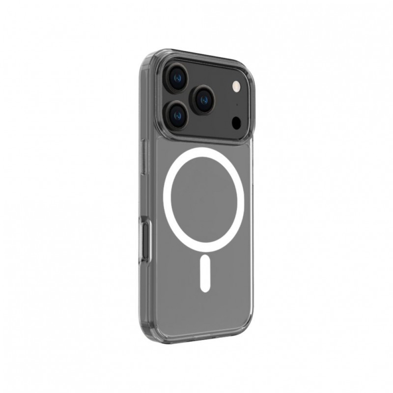 iPhone 17 Pro Premium Magsafe Soft Touch Silicone Capa Proteçao Transparente iPhone 17 Pro Premium Magsafe Soft Touch Silicone Capa Proteçao Transparente