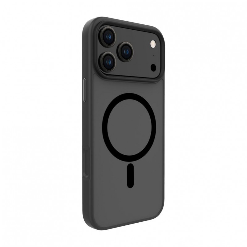 iPhone 17 Pro Max Premium Magsafe Soft Touch Silicone Capa Proteçao Preta iPhone 17 Pro Max Premium Magsafe Soft Touch Silicone Capa Proteçao Preta