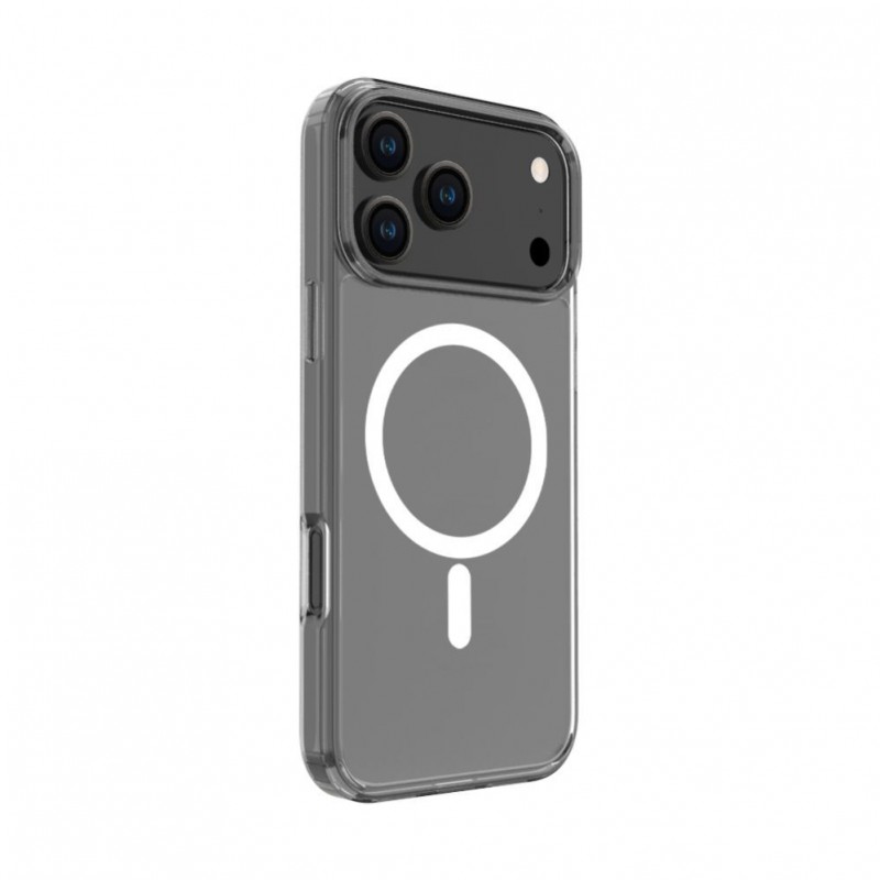 iPhone 17 Pro Max Premium Magsafe Soft Touch Silicone Capa Proteçao Transparente iPhone 17 Pro Max Premium Magsafe Soft Touch Silicone Capa Proteçao Transparente