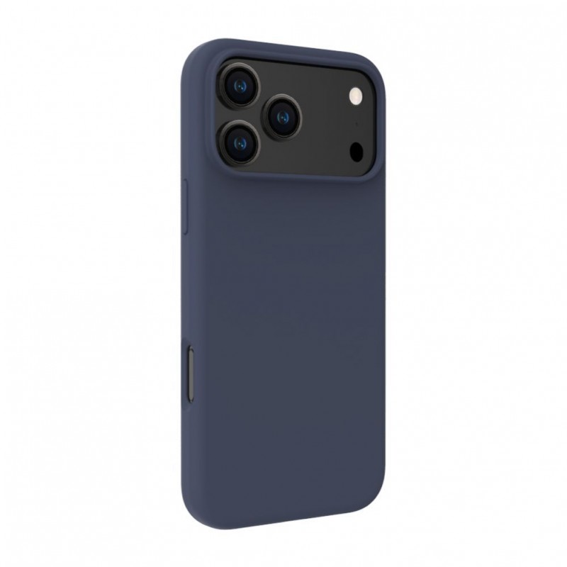 iPhone 17 Pro Max Premium Magsafe Soft Touch Silicone Capa Proteçao Azul iPhone 17 Pro Max Premium Magsafe Soft Touch Silicone Capa Proteçao Azul