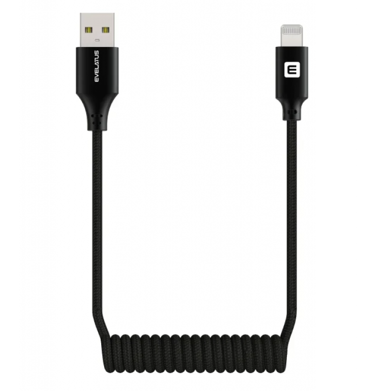 Evelatus Cabo AutoSpring USB A to Lightning 1.2M