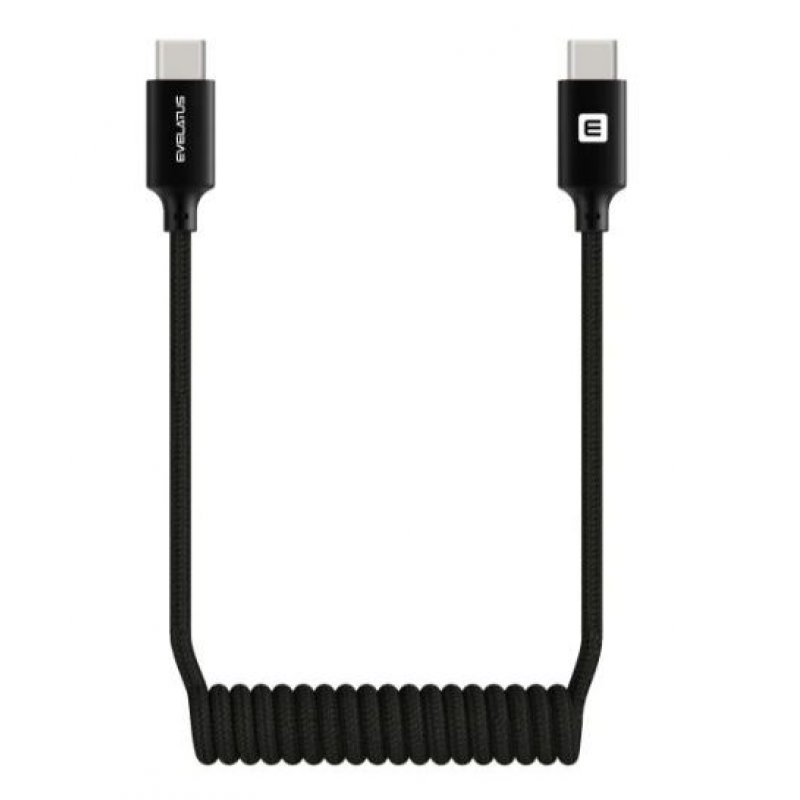 Evelatus Cabo AutoSpring USB C to USB C 1.2M