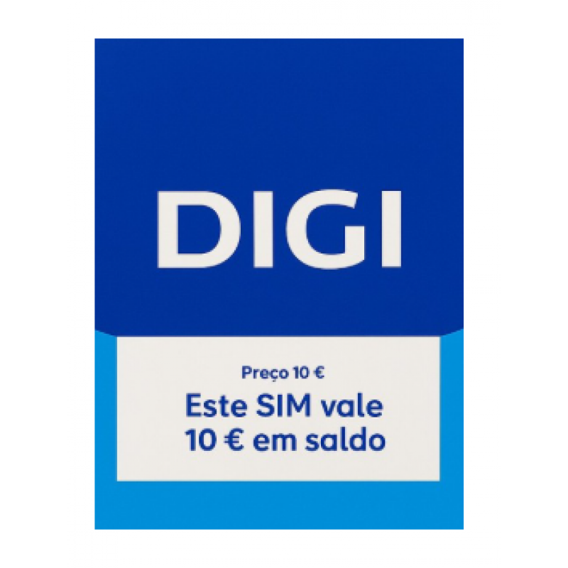 CARTÃO TELEMÓVEL DIGI PRÉ PAGO 5G