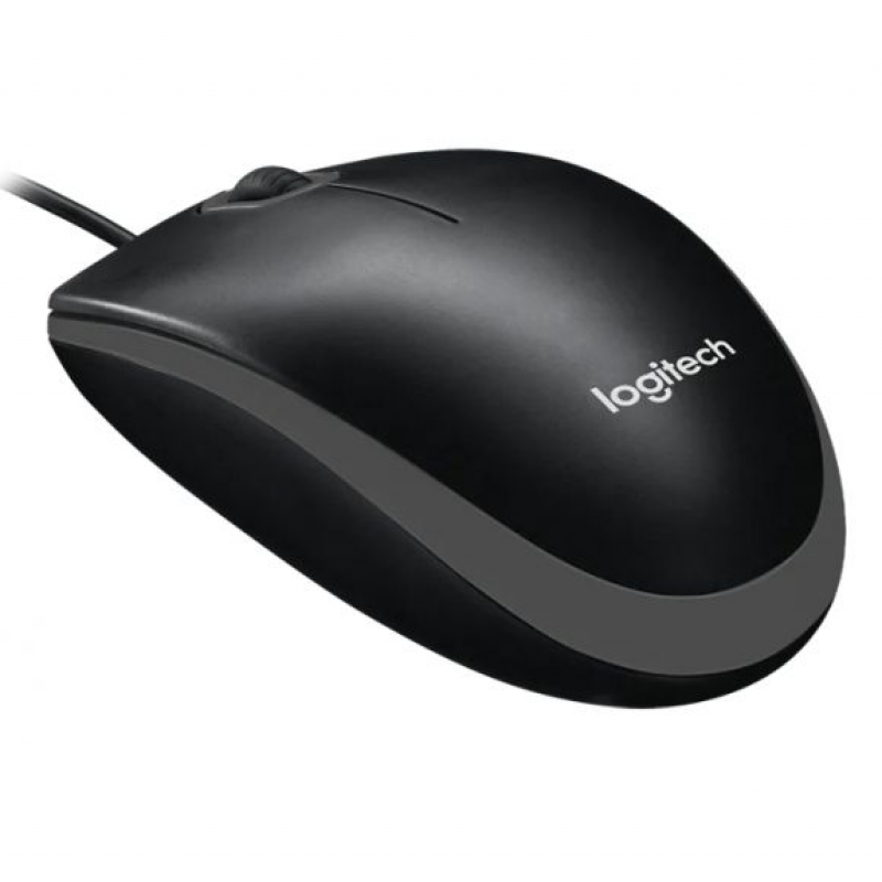Logitech B100 Optical Mouse USB Black