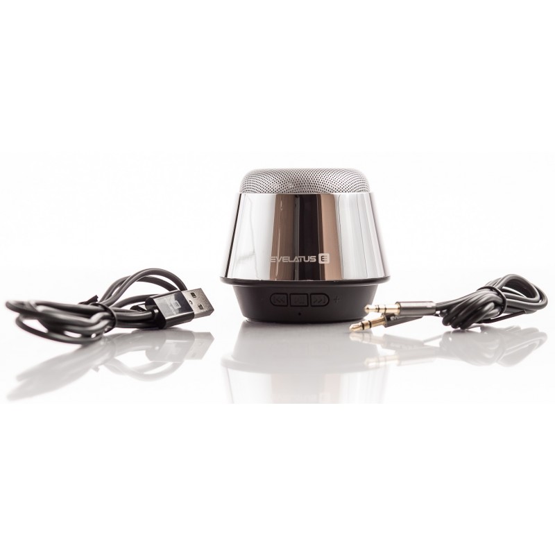 Coluna Bluetooth Evelatus ESP01 Silver Coluna Bluetooth Evelatus ESP01 Silver