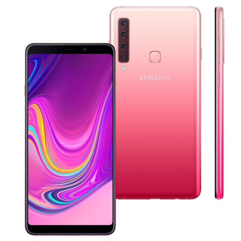 Telemóvel Samsung A9 A920F 128GB Pink Livre Telemóvel Samsung A9 A920F 128GB Pink Livre