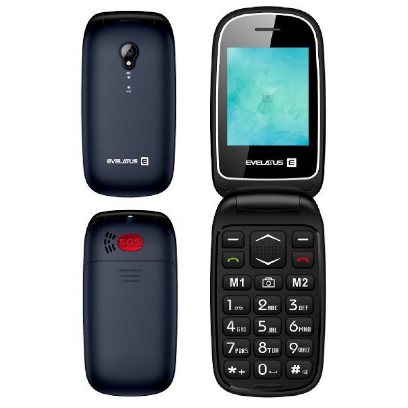 Telemóvel Evelatus Wave Dual Sim Blue Novo Livre Telemóvel Evelatus Wave Dual Sim Blue Novo Livre