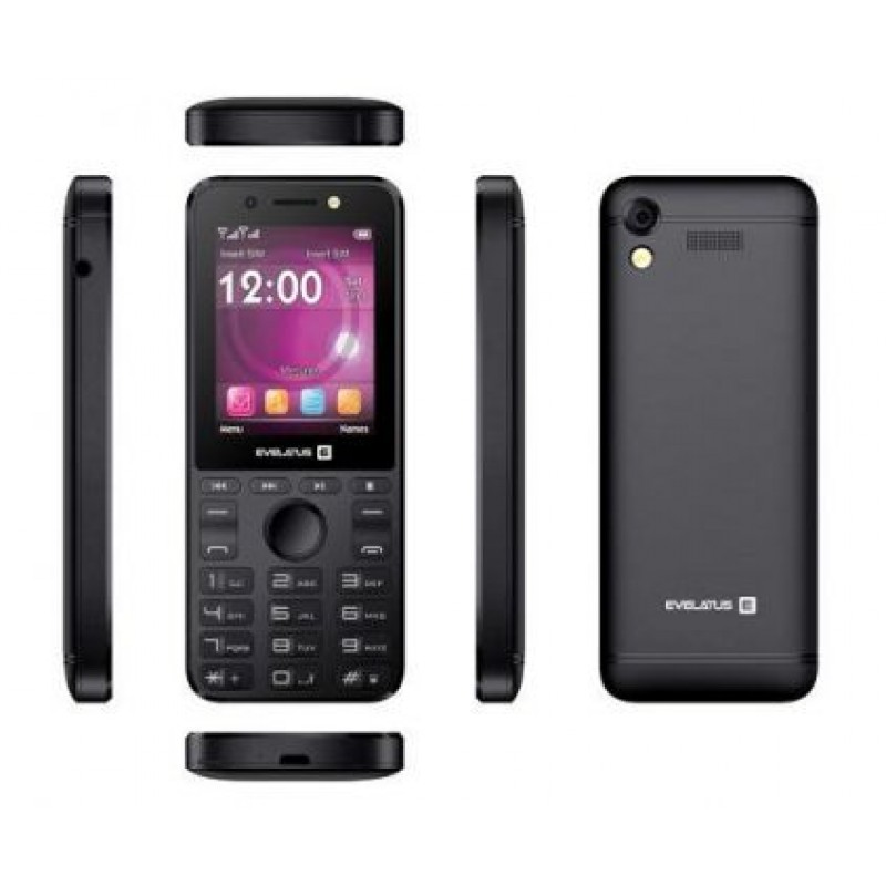 Telemóvel Evelatus Tron Dual Sim Black Novo Livre Telemóvel Evelatus Tron Dual Sim Black Novo Livre