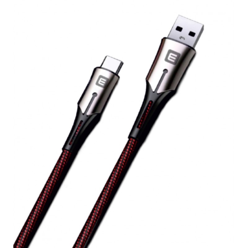 Cabo de Dados USB Evelatus Type-C TPC02 Black Cabo de Dados USB Evelatus Type-C TPC02 Black