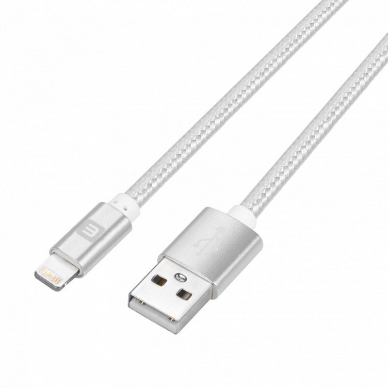Cabo Dados USB Evelatus Lightning 2M MFI04 Silver Cabo Dados USB Evelatus Lightning 2M MFI04 Silver
