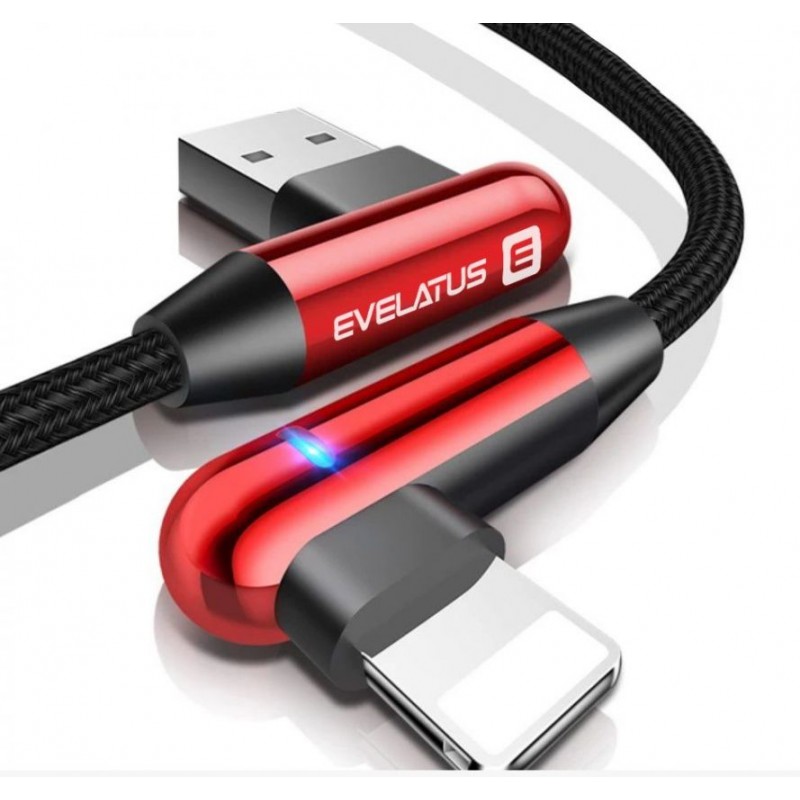 Cabo de Dados USB Evelatus MFI05 Vermelho Cabo de Dados USB Evelatus MFI05 Vermelho