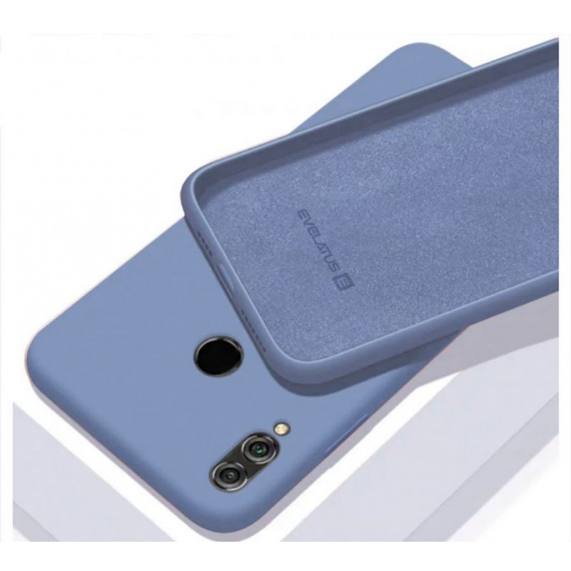 Xiaomi Note 8 Pro Capa de Proteção Evelatus Soft Silicone Blue