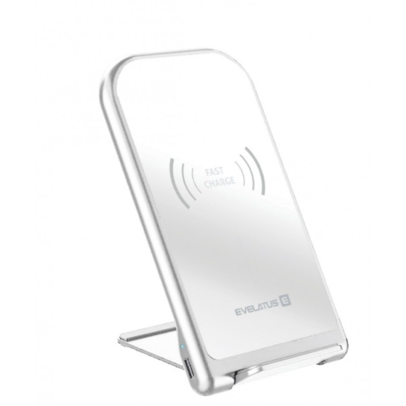 Carregador Wireless de Secretária EWD01 Evelatus White Carregador Wireless de Secretária EWD01 Evelatus White