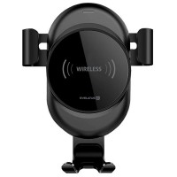Suporte de Carro Evelatus com Carregador Wireless WCH02 Black