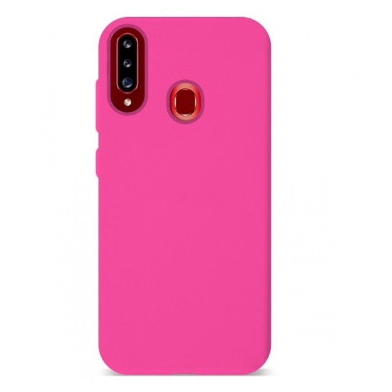 Samsung A20S Capa de Proteção Rosa Fucsia