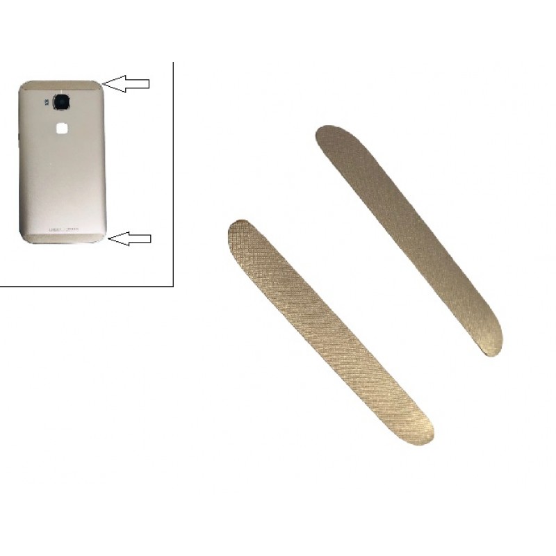 Huawei G8 Protetores Tampa Traseira dourados