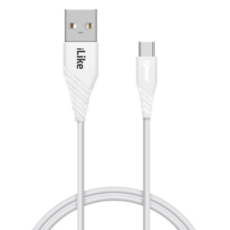 Cabo USB iLike Type-C ICT01 White