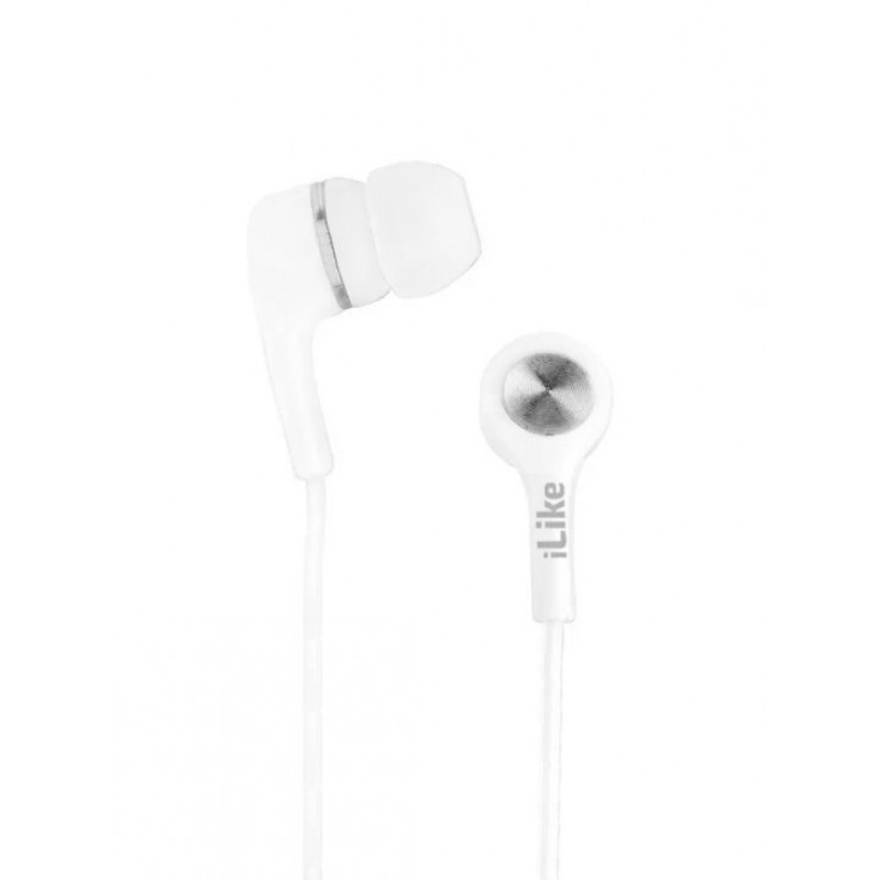 Auriculares iLike IEA01WH 3,5mm White