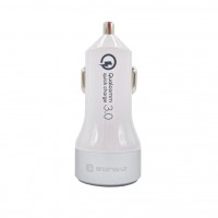 Adaptador de Viagem Evelatus QCC03 White