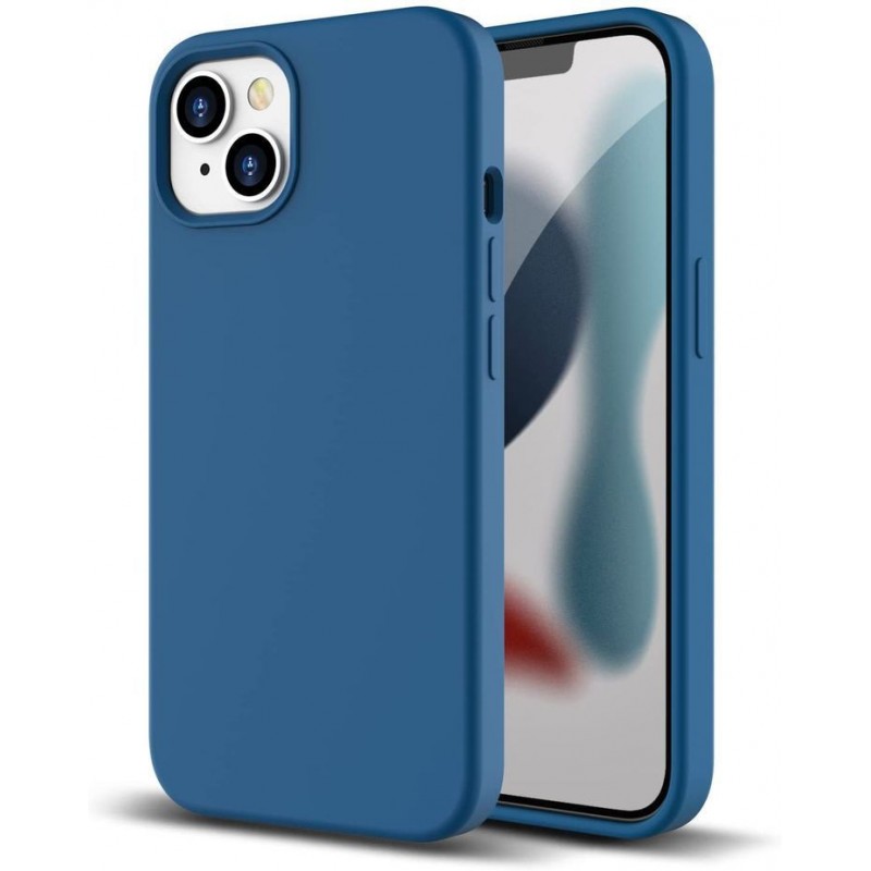 iPhone 13 Capa de Proteção Evelatus Liquid Silicone Case Cobalt Blue