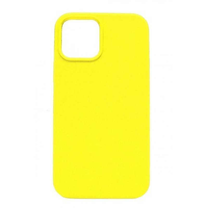 iPhone 13 Capa de Proteção Evelatus Liquid Silicone Case Yellow