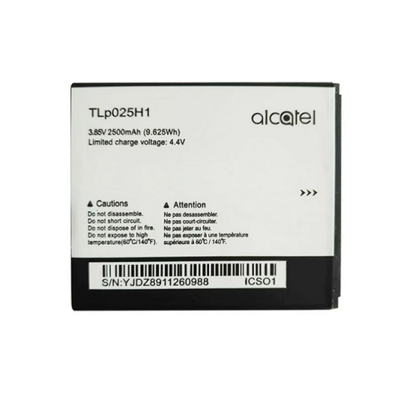 ALCATEL OT-5051, OT-5051X, One Touch POP 4, One Touch POP 4 LTE Bateria
