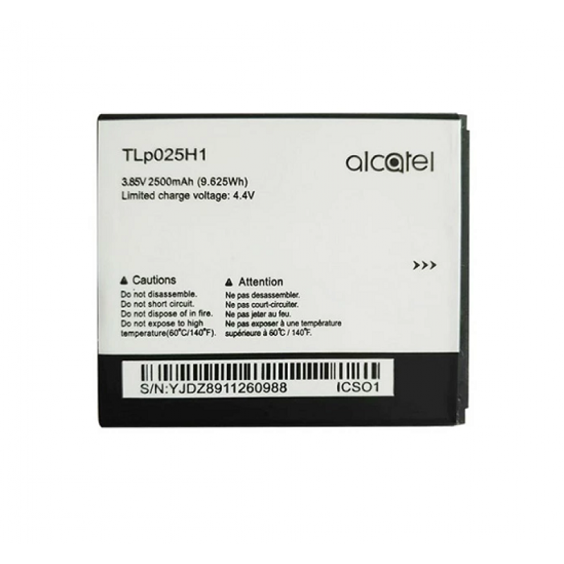 ALCATEL OT-5051, OT-5051X, One Touch POP 4, One Touch POP 4 LTE Bateria ALCATEL OT-5051, OT-5051X, One Touch POP 4, One Touch POP 4 LTE Bateria