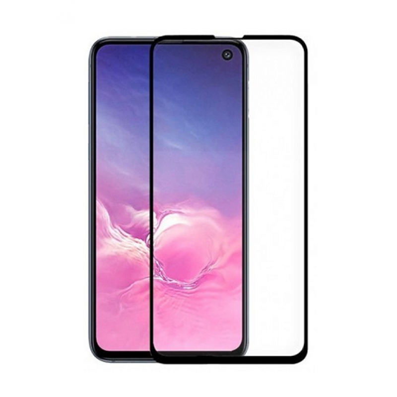 Samsung S10E Pelicula 3D de Vidro Temperado Preto