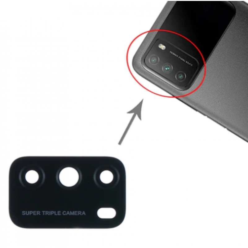 Xiaomi Poco M3 Vidro Camera