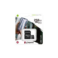 Cartão MICRO SD KINGSTON CANVAS SELECT PLUS 256GB CLASS10 UHS-I SDHC