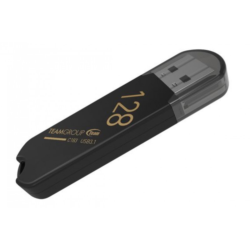 PEN DRIVE TEAM GROUP C183 128GB USB 3.1 BLACK