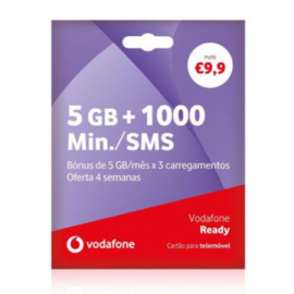 Cartão Vodafone Ready 5GB