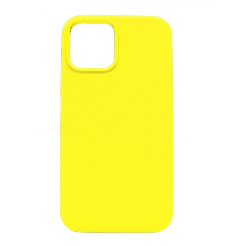 Apple iPhone 12/12 Pro Premium Soft Touch Evelatus Capa Proteçao Lemon Yellow