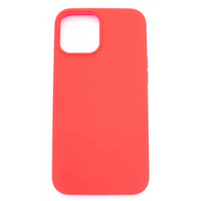 Apple iPhone 12 Pro Max Premium Soft Touch Evelatus Capa Proteçao Bright Red
