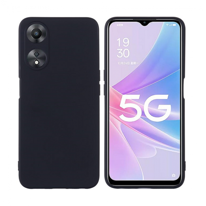 Oppo A58 / A78 5G Capa de Proteção Preta