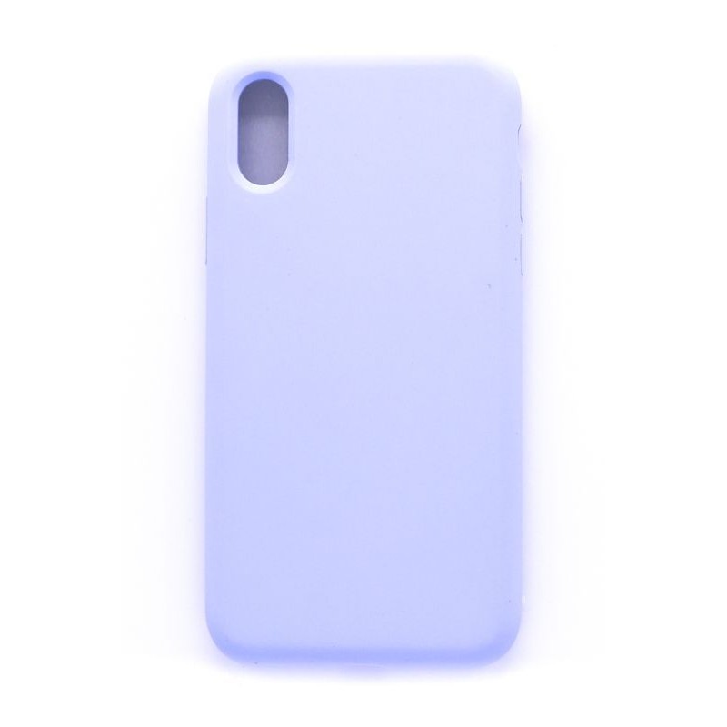 iPhone Xs Capa de Proteção Evelatus Premium Soft Touch Silicone Case Lilac Purple