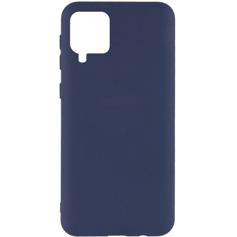 Samsung A12 / M12 Capa de Proteção Evelatus Nano Silicone Case Soft Touch TPU Midnight Blue