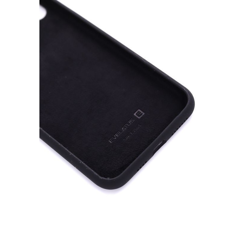 Xiaomi Mi 13 Lite Capa de Proteção Evelatus Premium Soft Touch Silicone Case Black